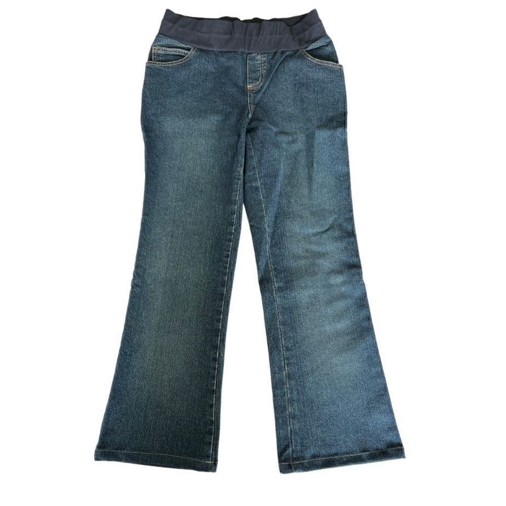 Duo Maternity size small low tummy band jeans